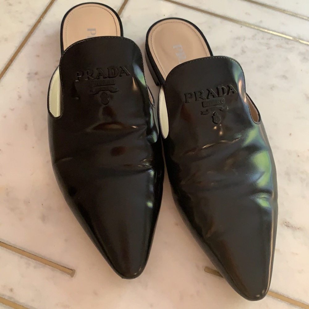 Authentic Prada Slides/Mules